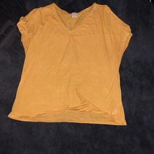 plus size v-neck t-shirt